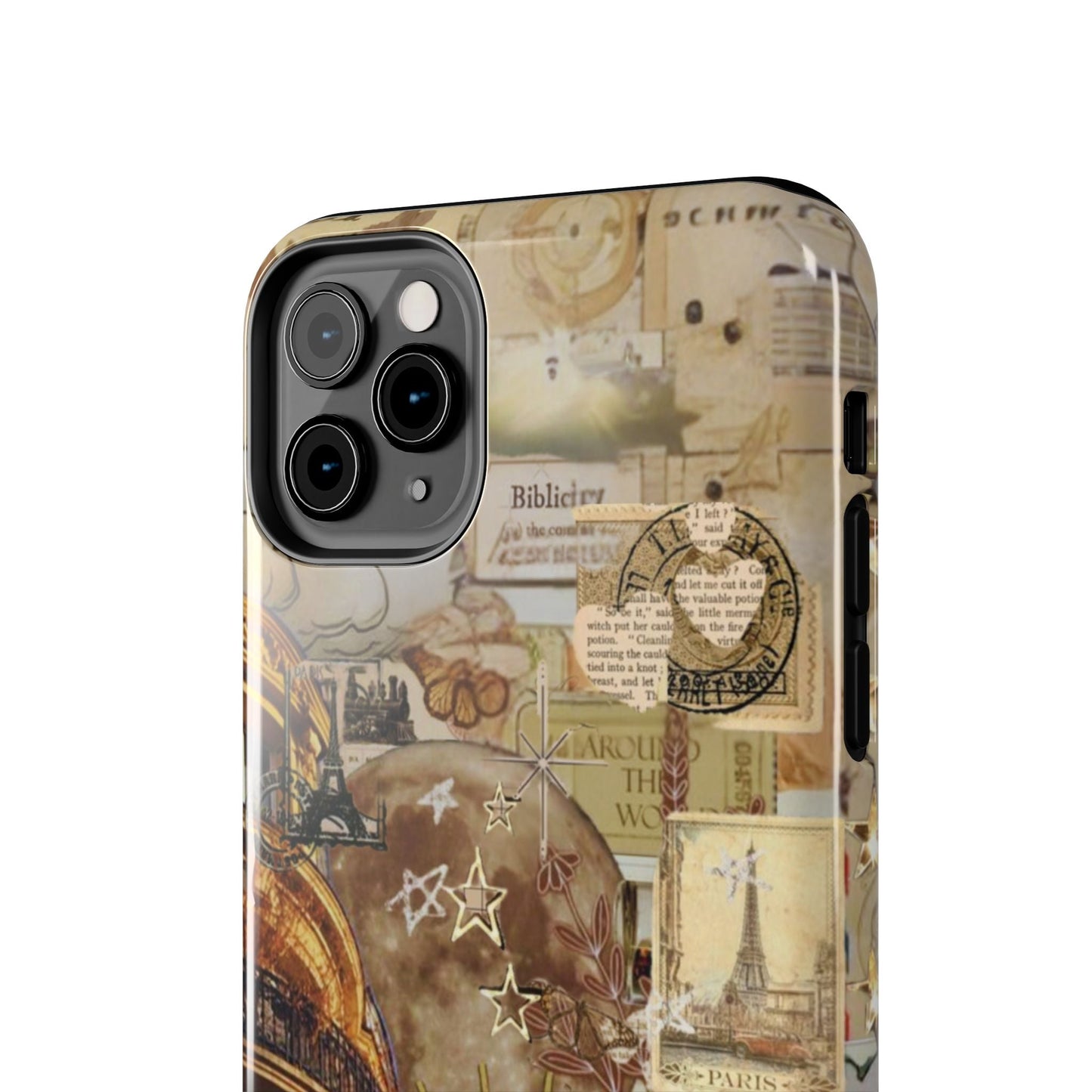 Parisian Dream Collage iPhone Case – Dual - Layer Protection with Vintage French Aesthetic - BOGO Cases