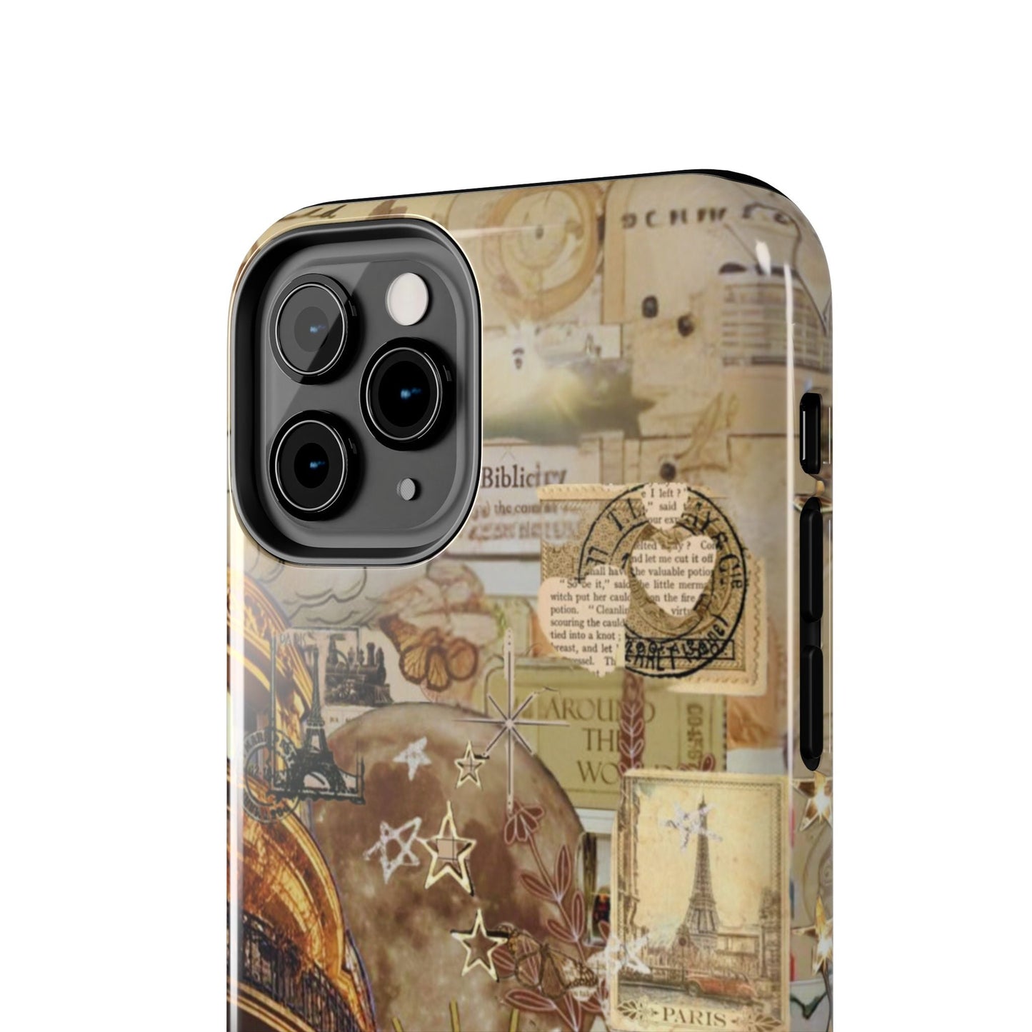 Parisian Dream Collage iPhone Case – Dual - Layer Protection with Vintage French Aesthetic - BOGO Cases