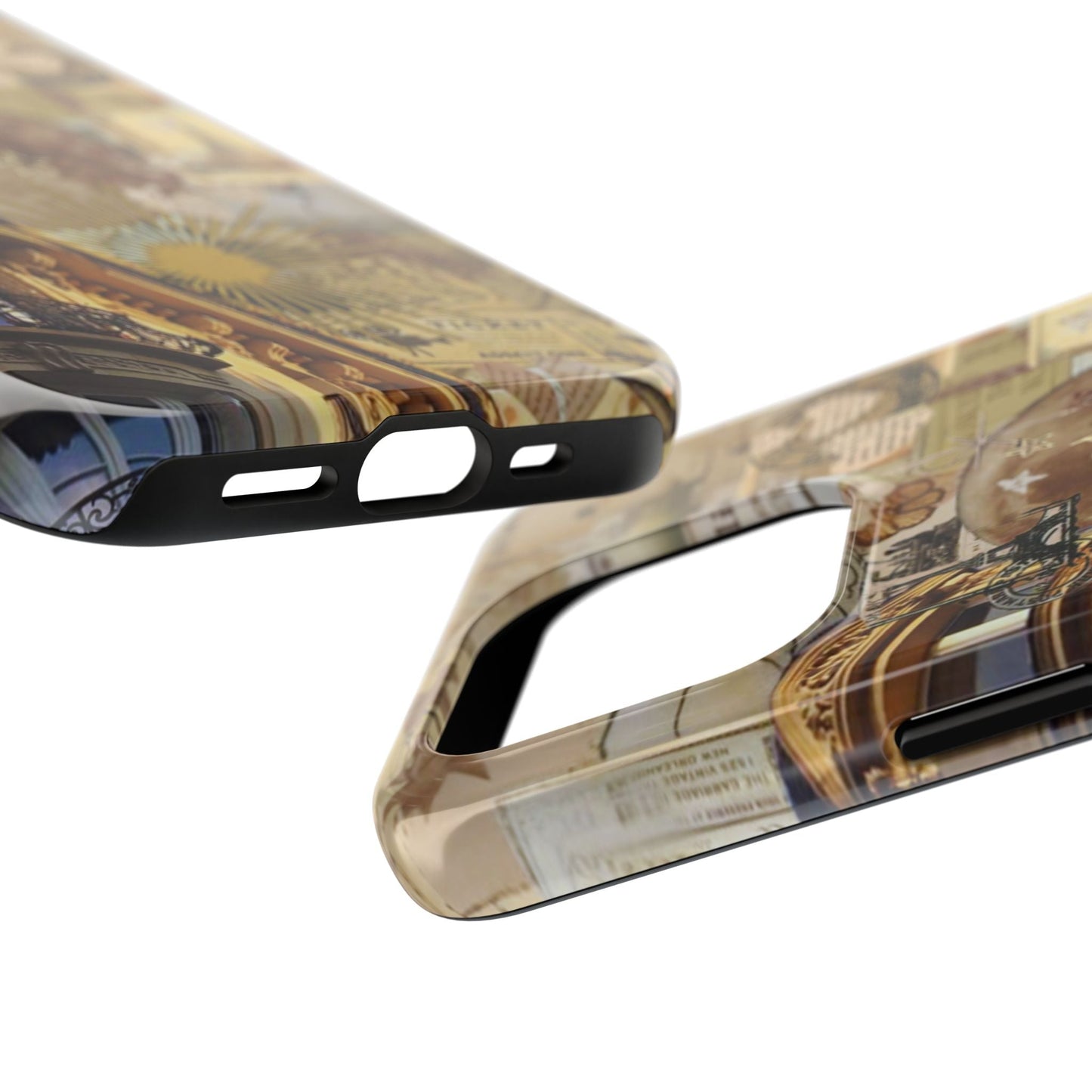 Parisian Dream Collage iPhone Case – Dual - Layer Protection with Vintage French Aesthetic - BOGO Cases