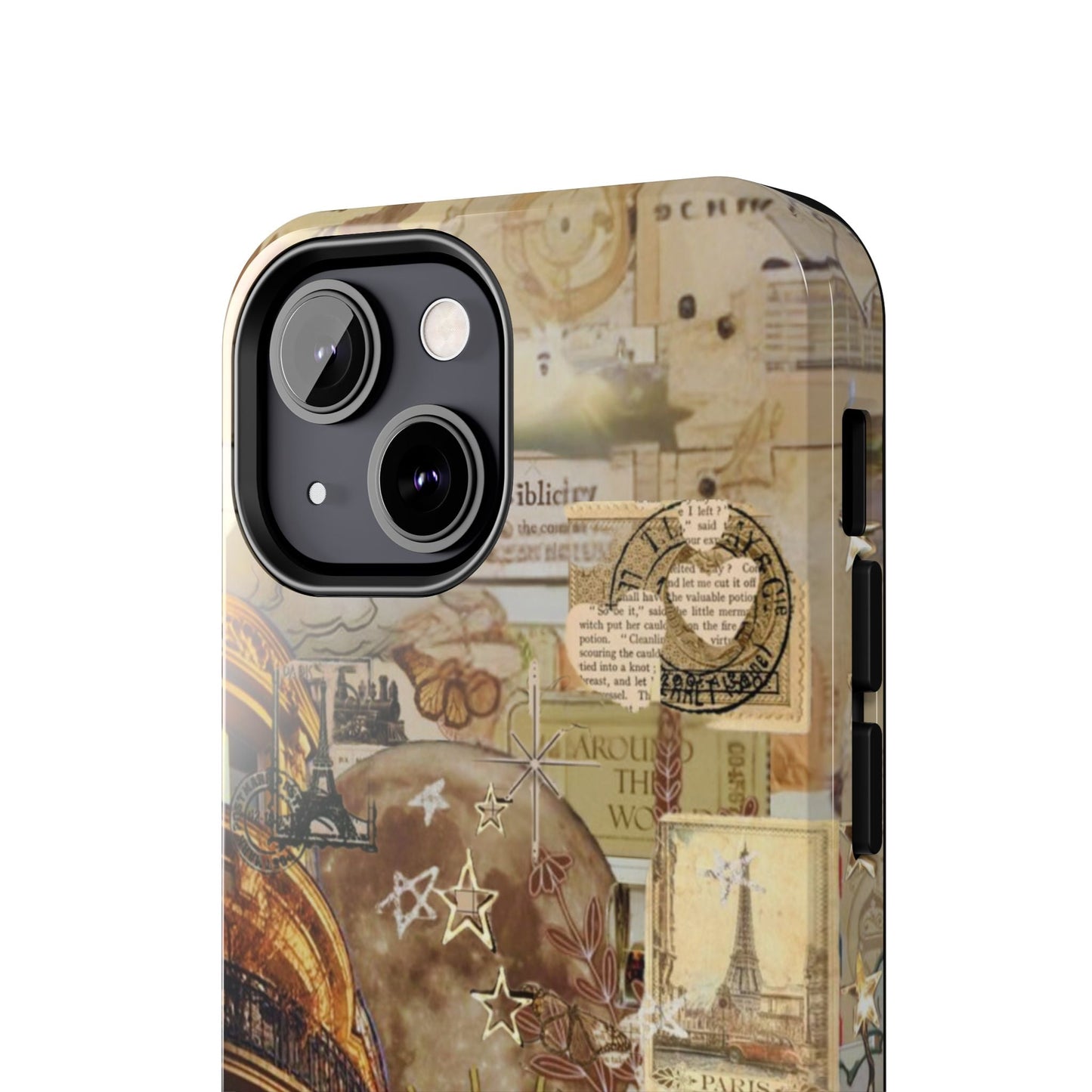 Parisian Dream Collage iPhone Case – Dual - Layer Protection with Vintage French Aesthetic - BOGO Cases