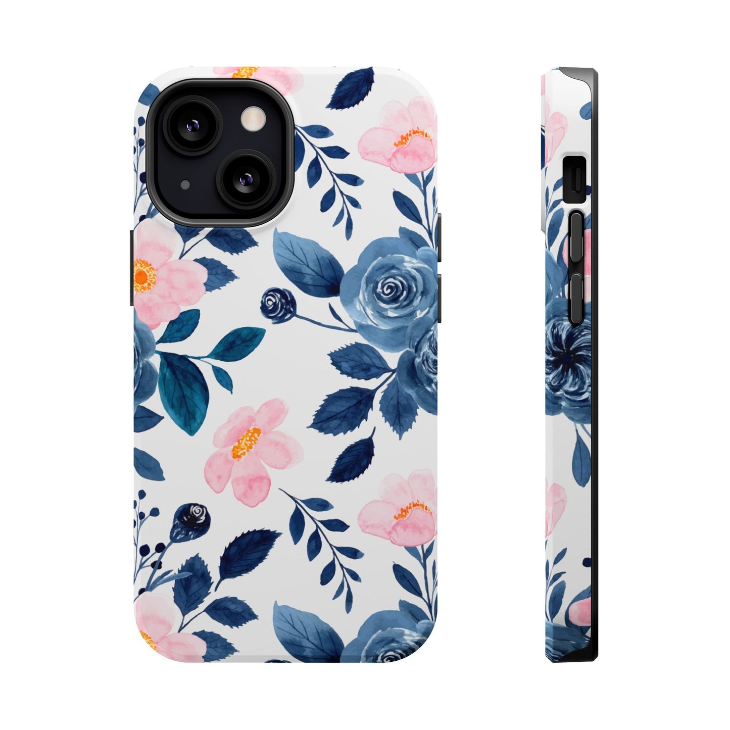 Pastel Garden Charm – MagSafe Case with Soft Watercolor Floral Print - BOGO Cases
