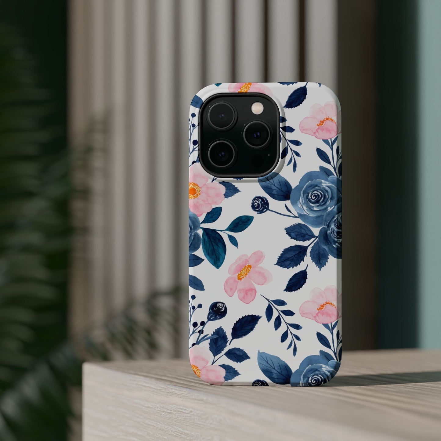 Pastel Garden Charm – MagSafe Case with Soft Watercolor Floral Print - BOGO Cases