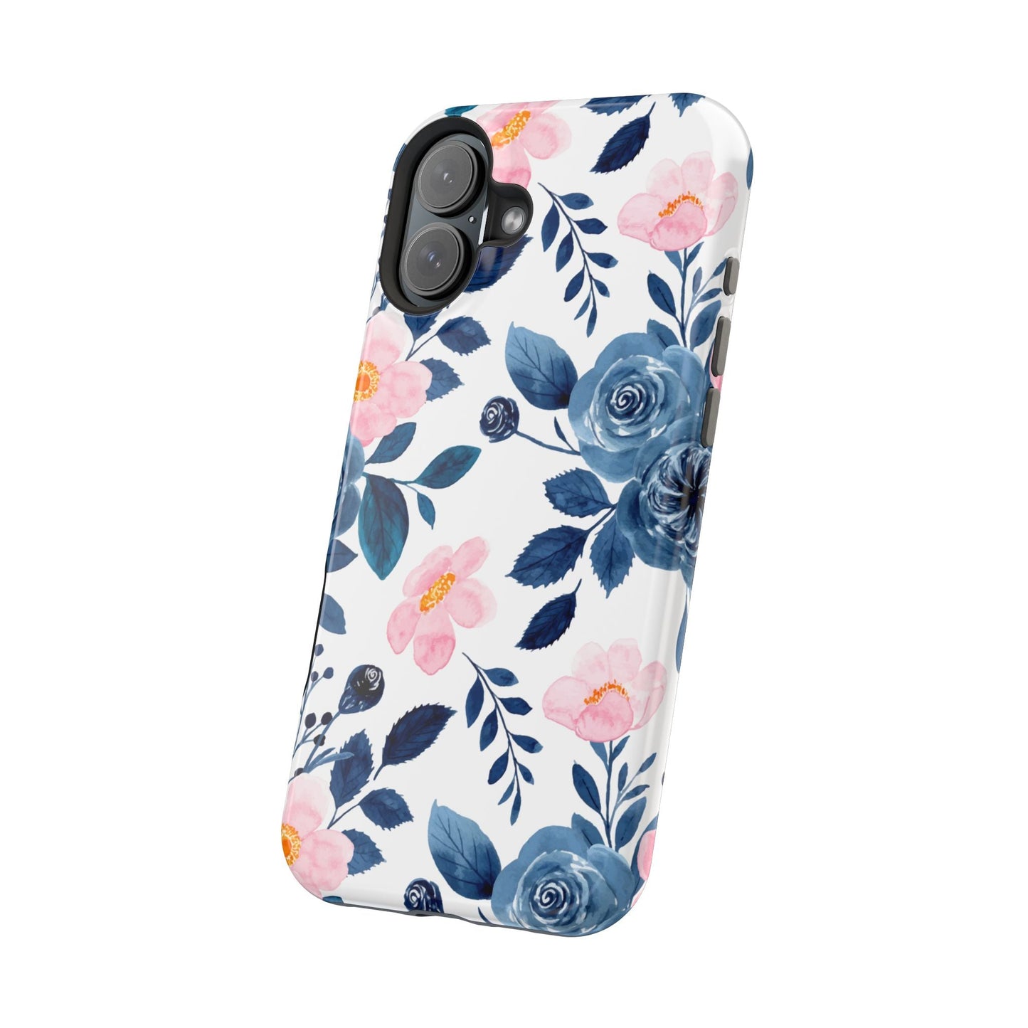 Pastel Garden Charm – MagSafe Case with Soft Watercolor Floral Print - BOGO Cases