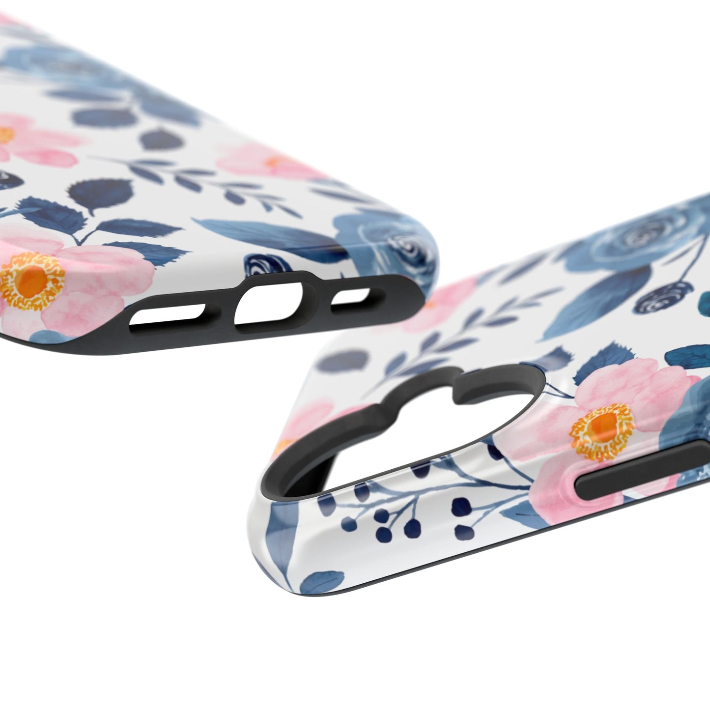 Pastel Garden Charm – MagSafe Case with Soft Watercolor Floral Print - BOGO Cases