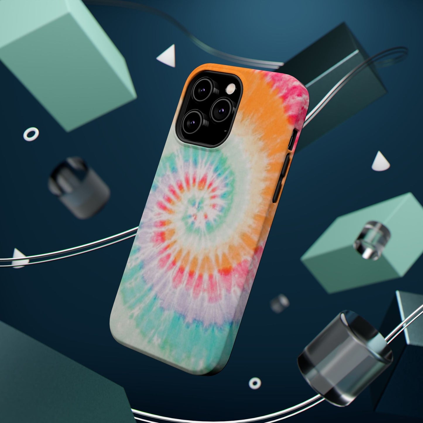 Pastel Tie - Dye MagSafe iPhone Case – Soft Colors & Magnetic Functionality - BOGO Cases