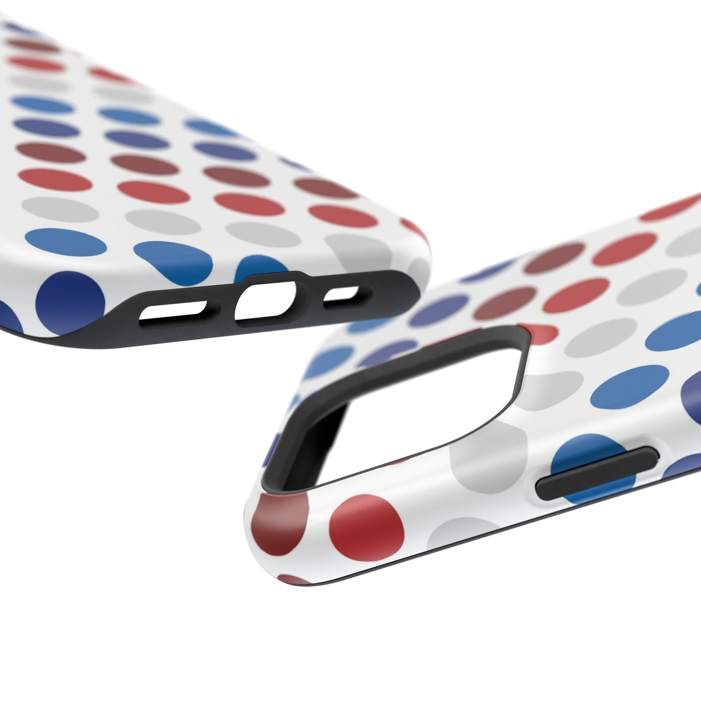 Patriotic Polka Dots - MagSafe iPhone Case - BOGO Cases
