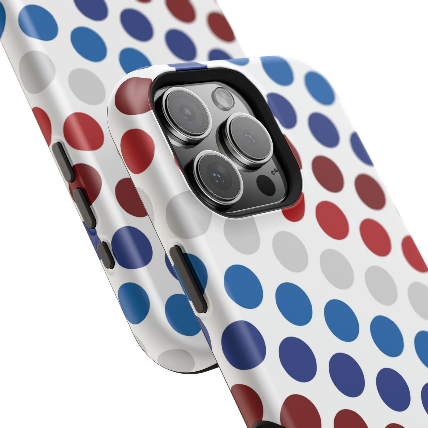 Patriotic Polka Dots - MagSafe iPhone Case - BOGO Cases