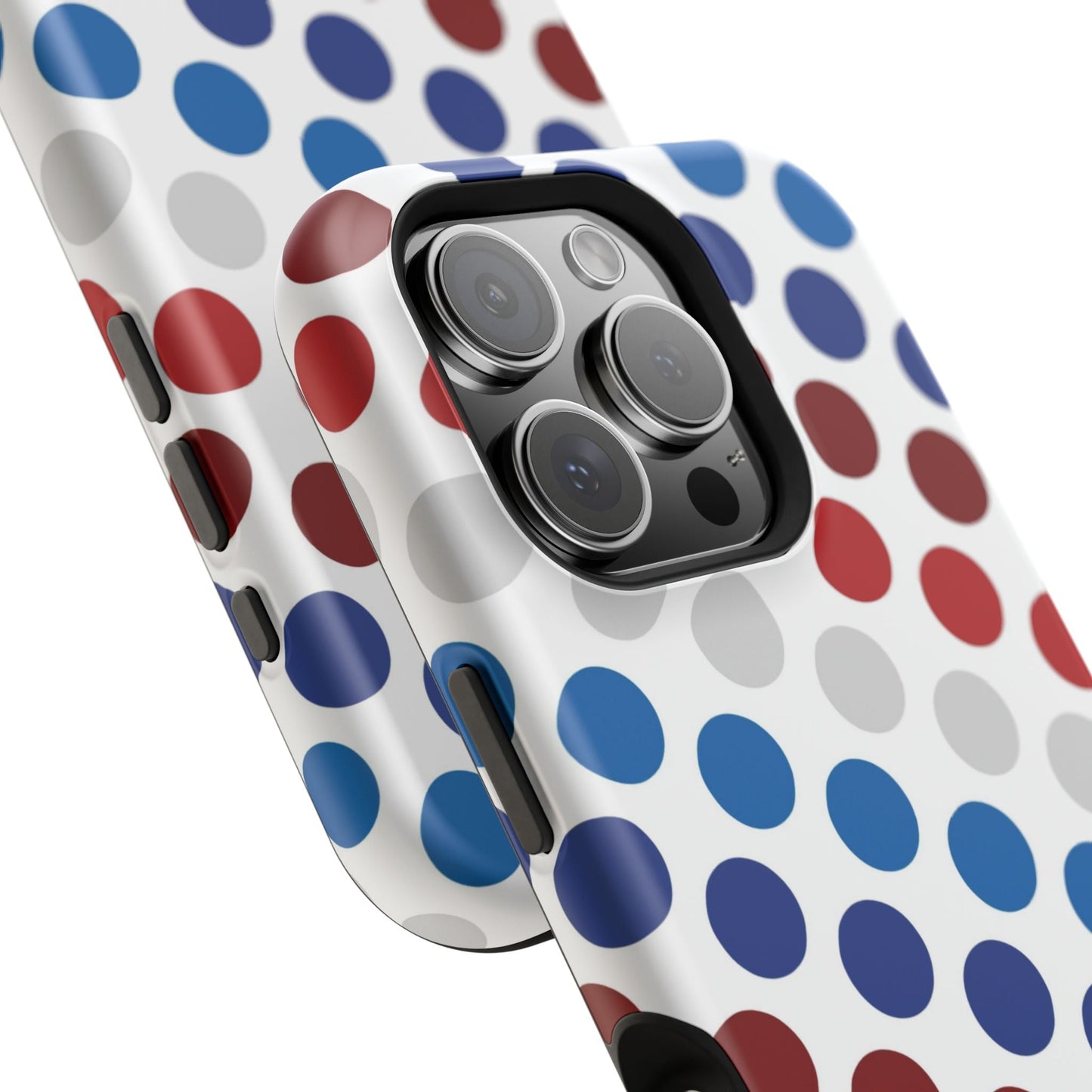 Patriotic Polka Dots - MagSafe iPhone Case - BOGO Cases