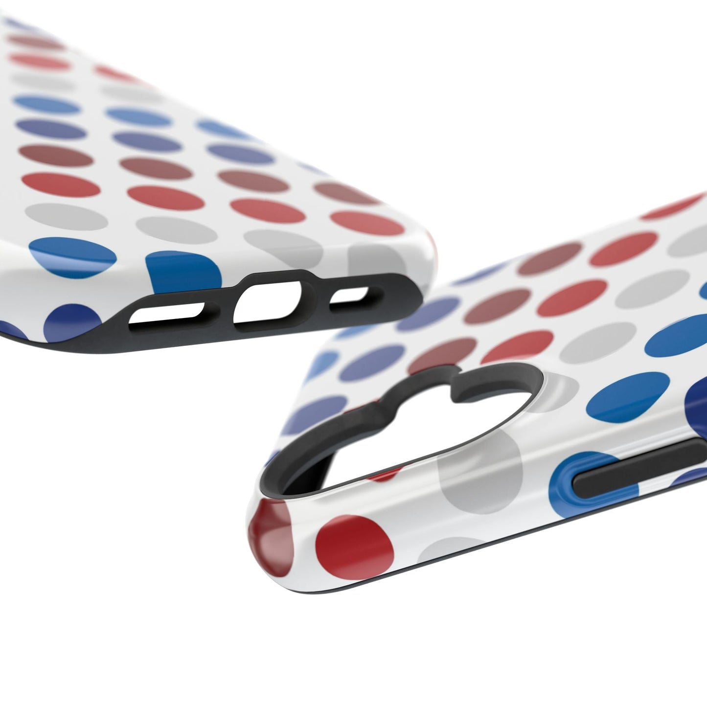 Patriotic Polka Dots - MagSafe iPhone Case - BOGO Cases