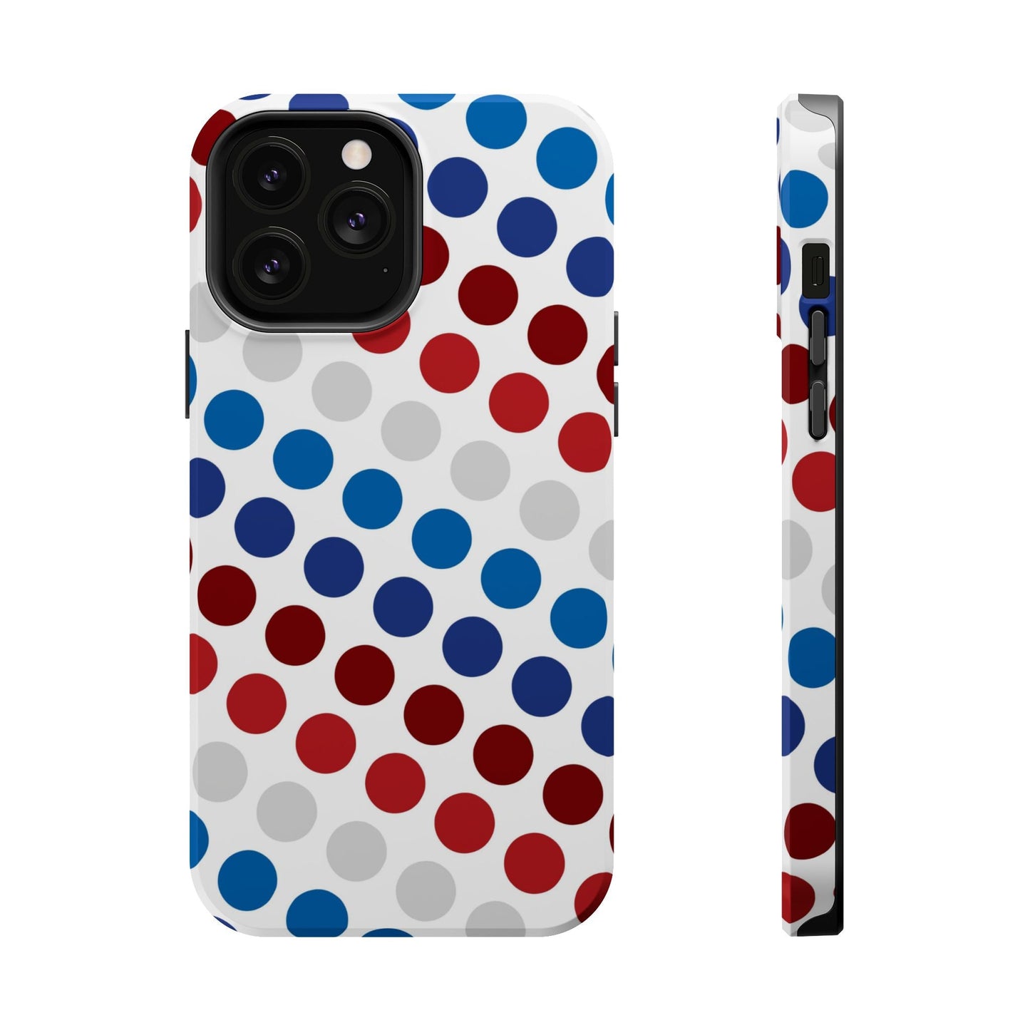 Patriotic Polka Dots - MagSafe iPhone Case - BOGO Cases