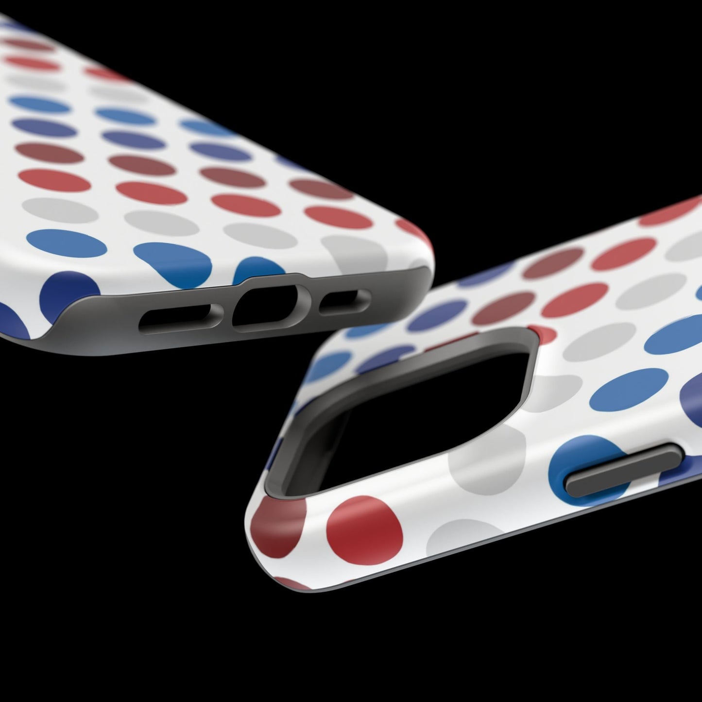 Patriotic Polka Dots - MagSafe iPhone Case - BOGO Cases