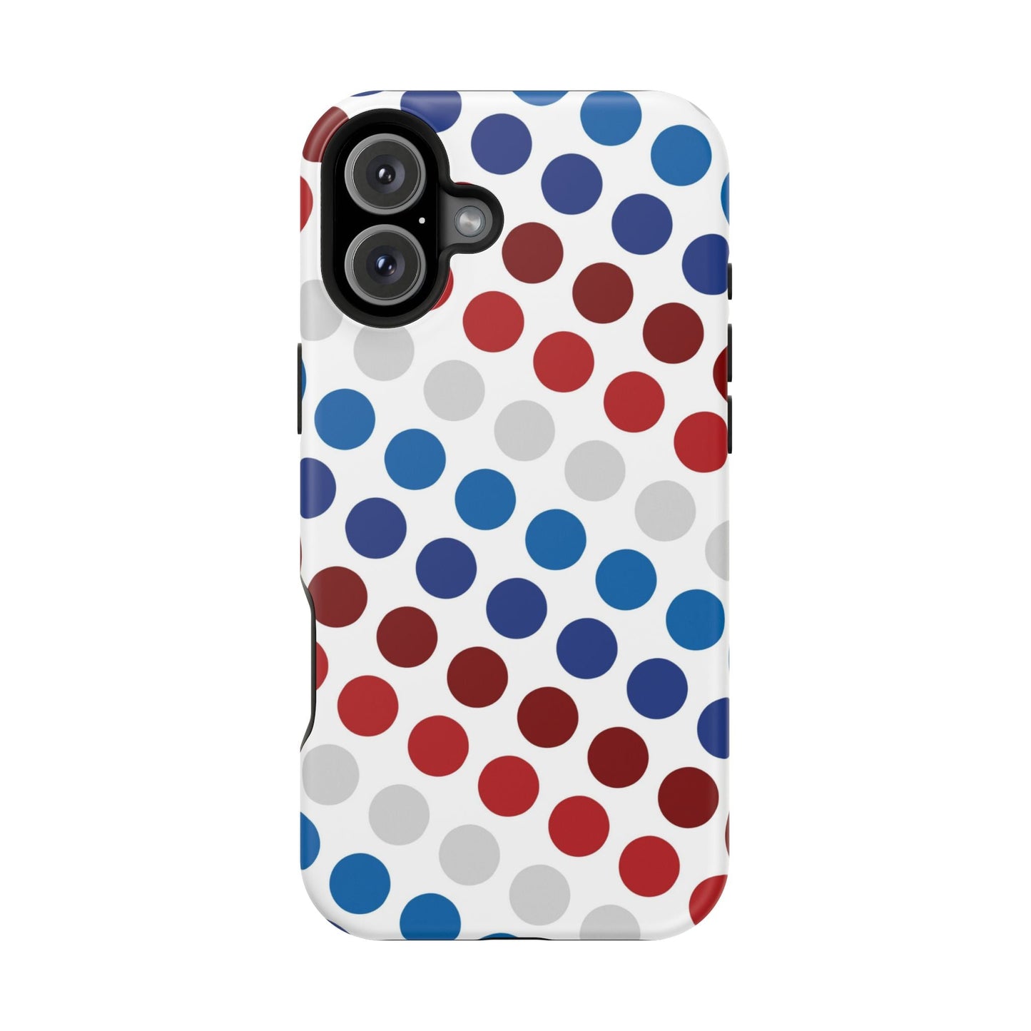 Patriotic Polka Dots - MagSafe iPhone Case - BOGO Cases