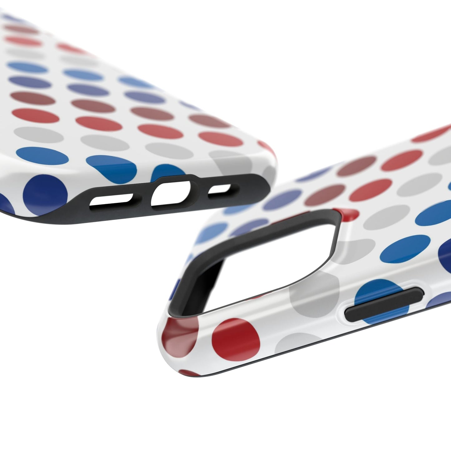 Patriotic Polka Dots - MagSafe iPhone Case - BOGO Cases