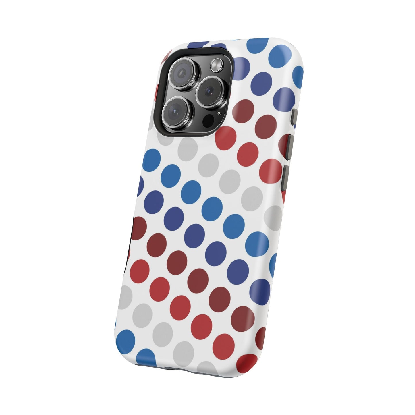 Patriotic Polka Dots - MagSafe iPhone Case - BOGO Cases