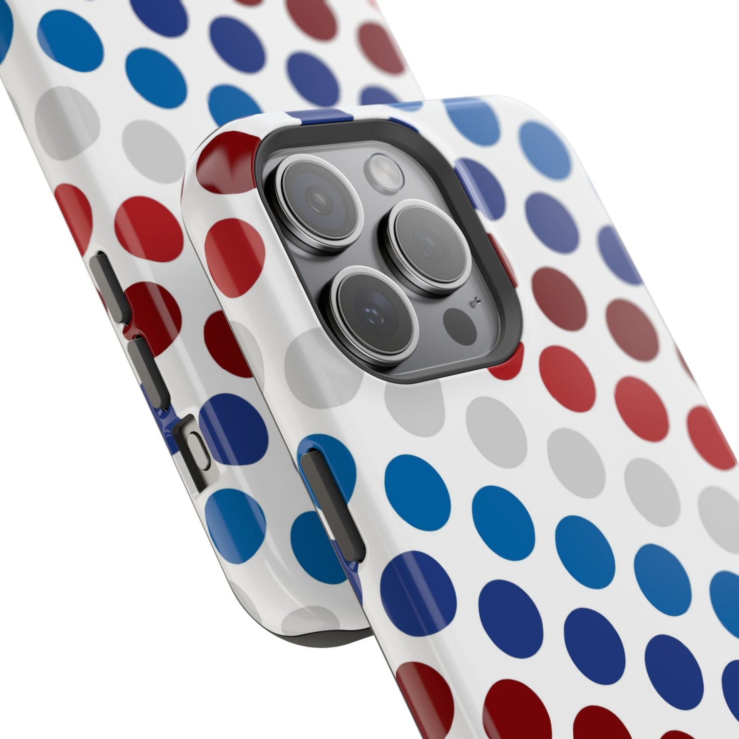 Patriotic Polka Dots - MagSafe iPhone Case - BOGO Cases