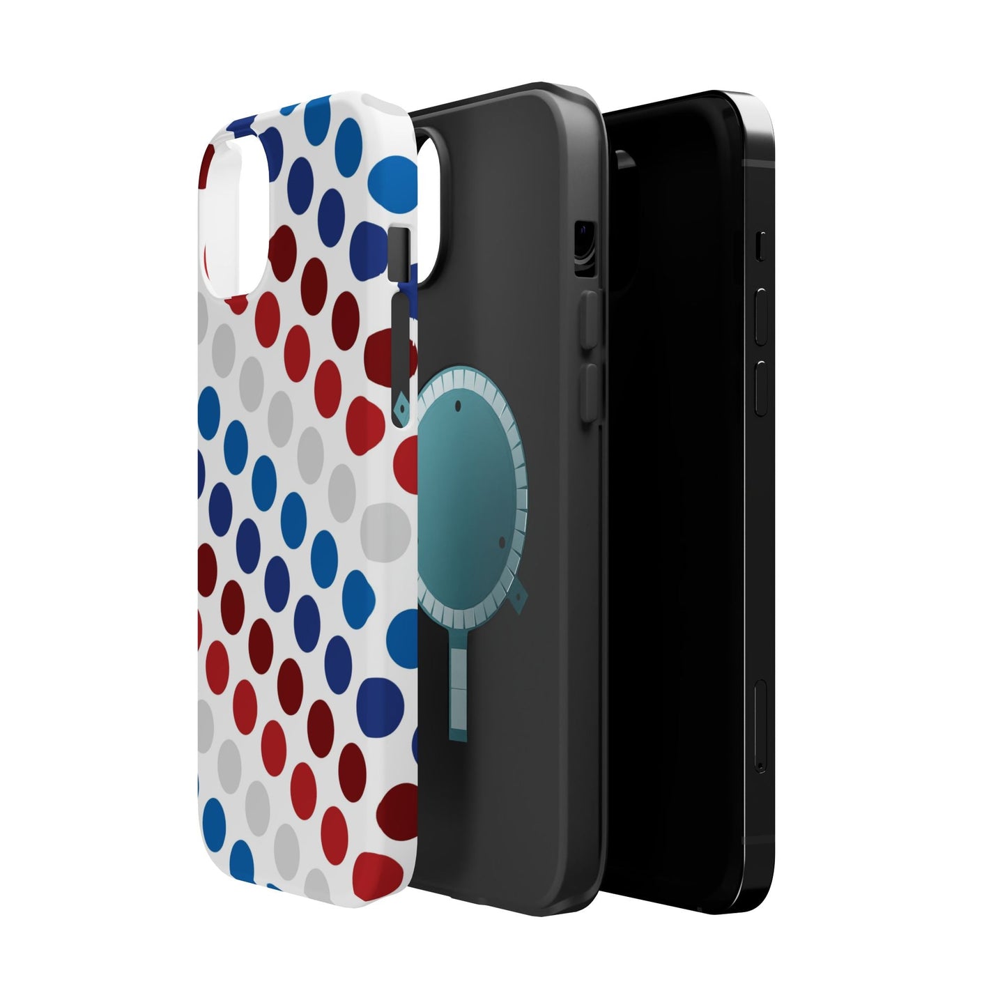 Patriotic Polka Dots - MagSafe iPhone Case - BOGO Cases