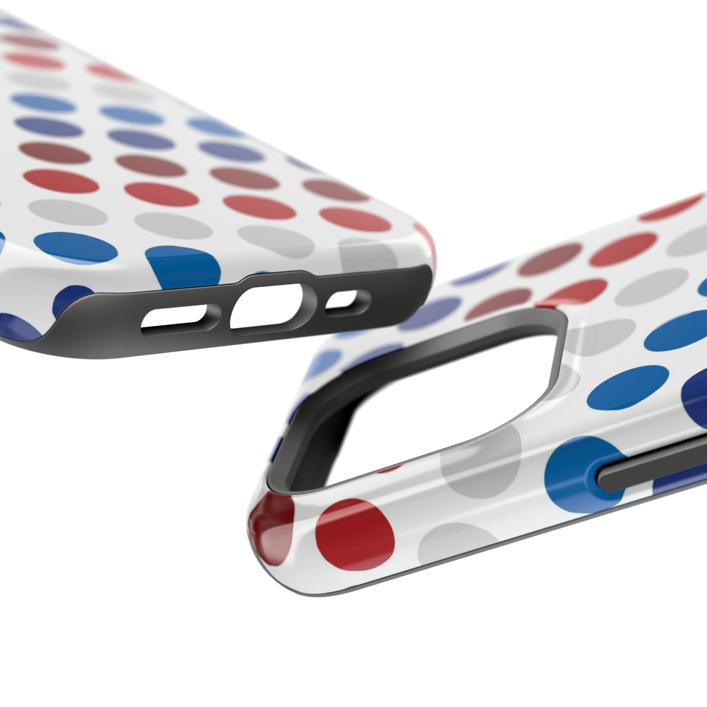 Patriotic Polka Dots - MagSafe iPhone Case - BOGO Cases