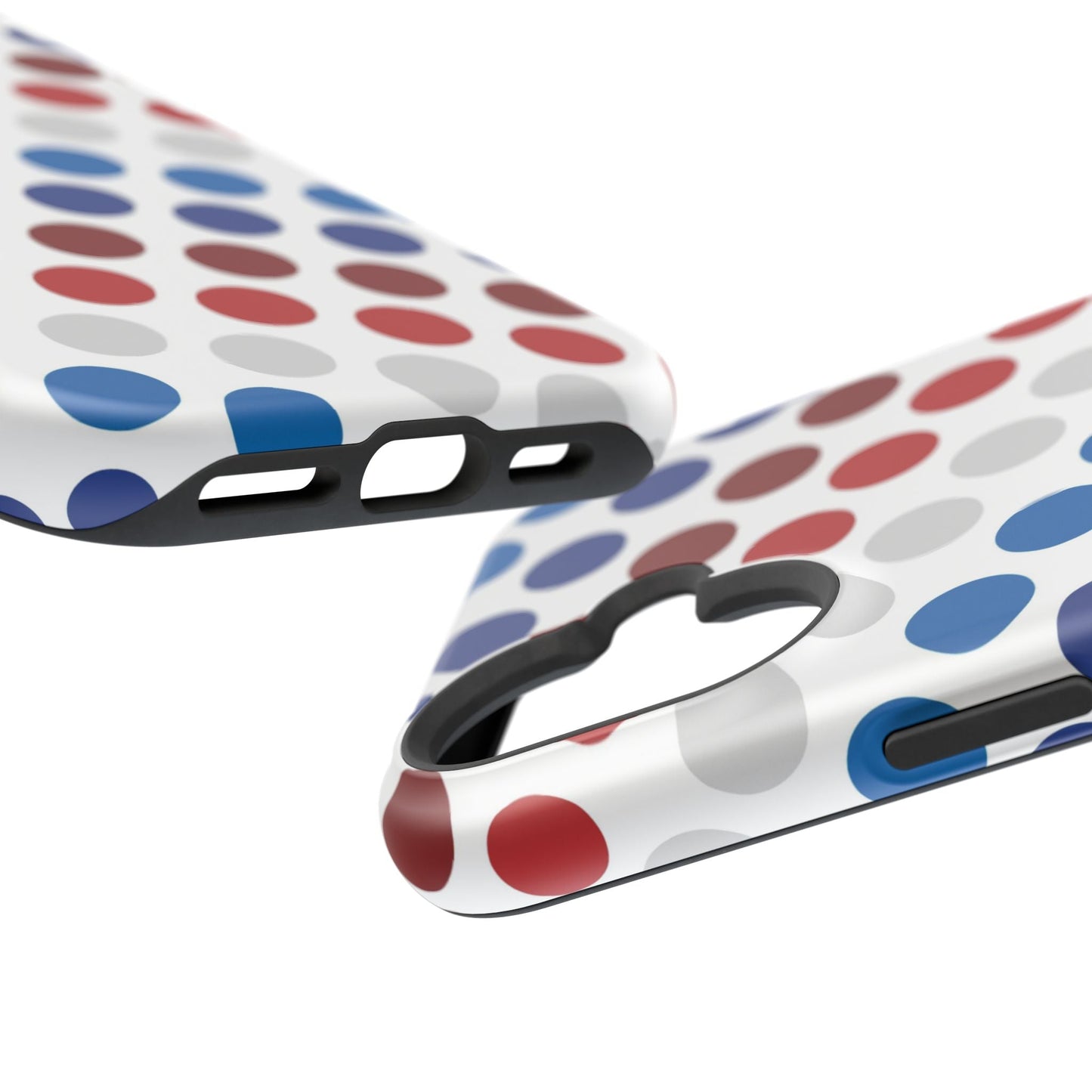 Patriotic Polka Dots - MagSafe iPhone Case - BOGO Cases