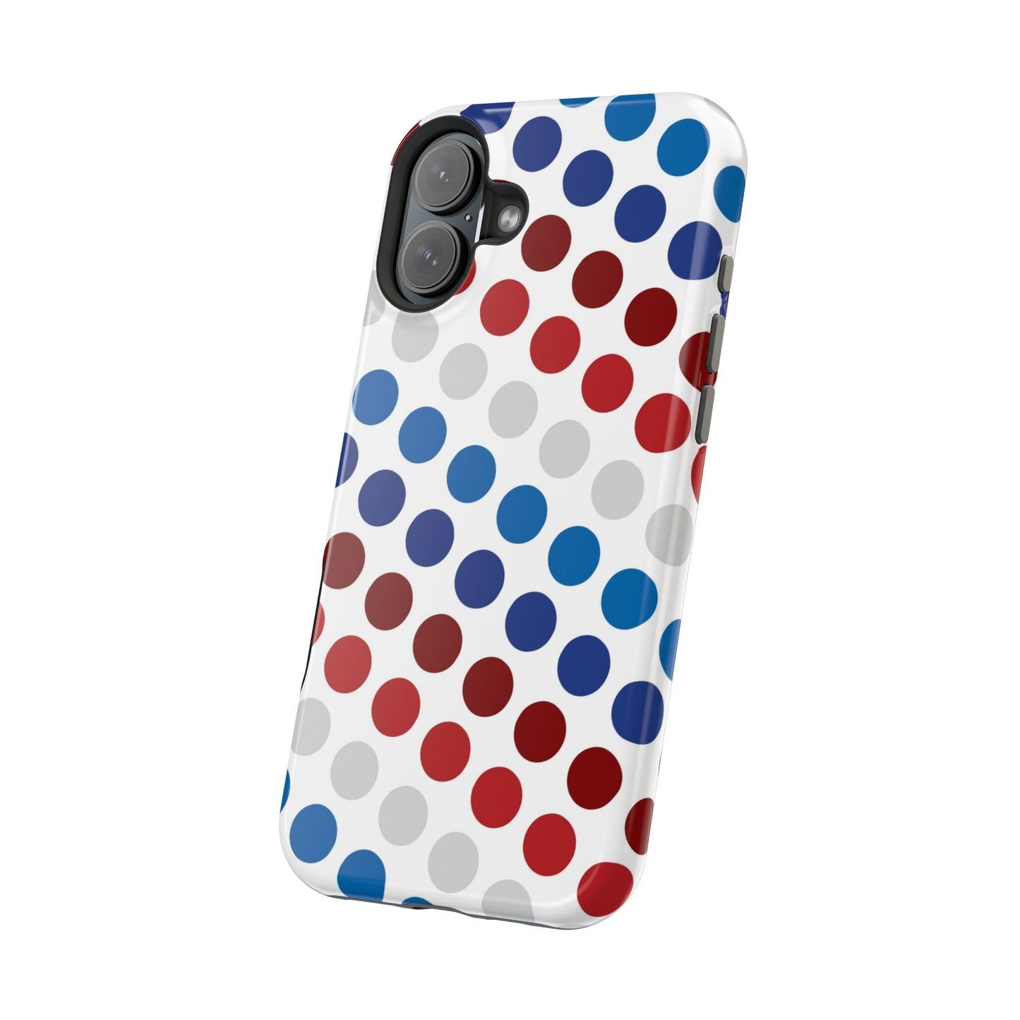 Patriotic Polka Dots - MagSafe iPhone Case - BOGO Cases