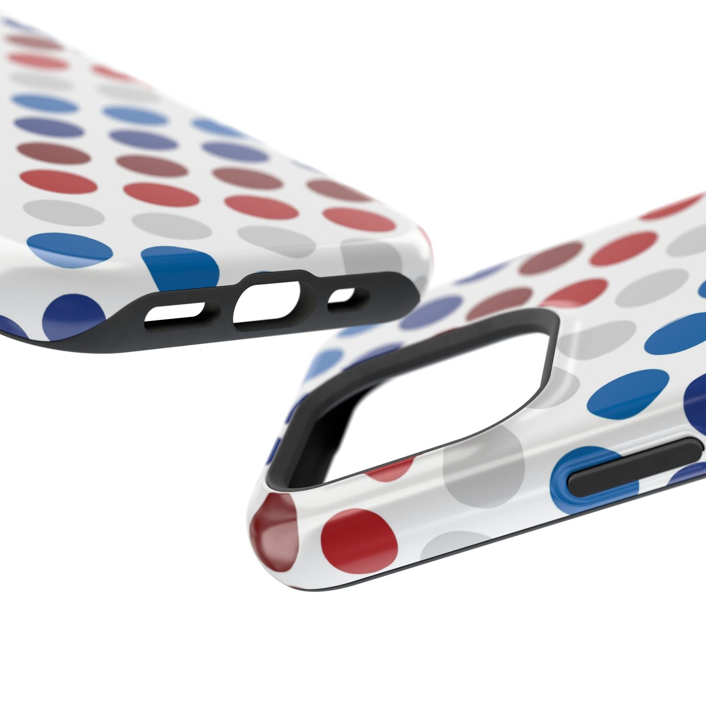 Patriotic Polka Dots - MagSafe iPhone Case - BOGO Cases