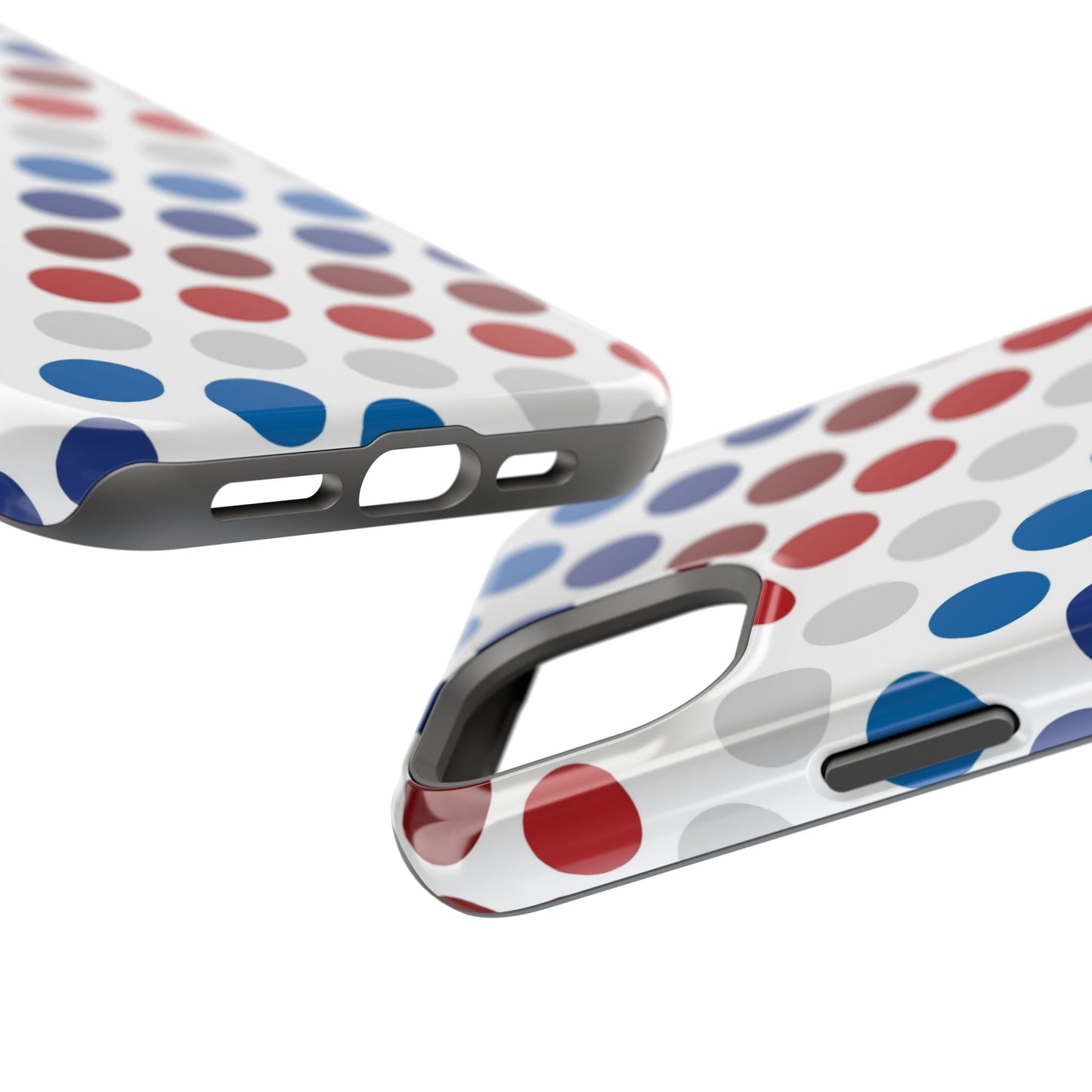 Patriotic Polka Dots - MagSafe iPhone Case - BOGO Cases