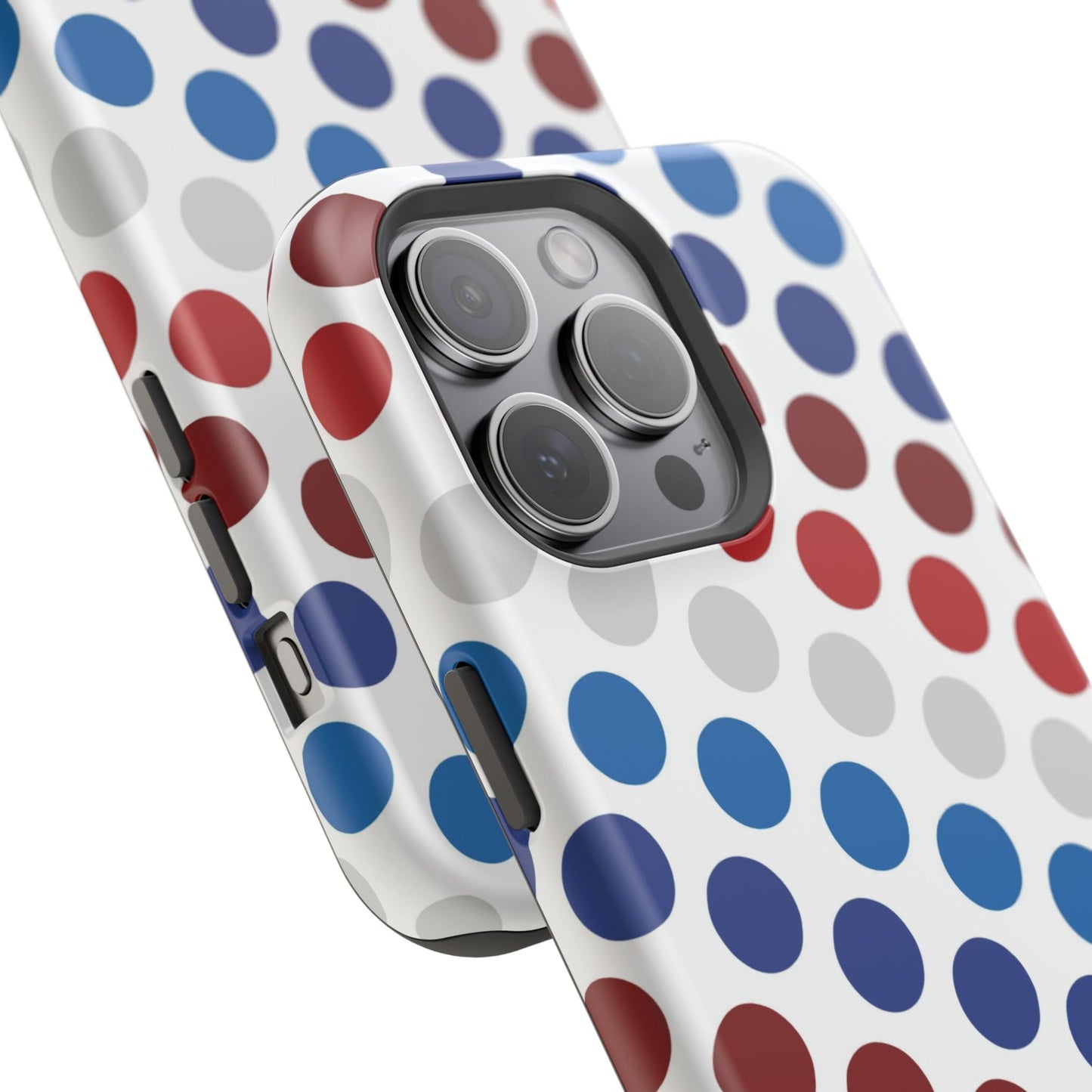 Patriotic Polka Dots - MagSafe iPhone Case - BOGO Cases