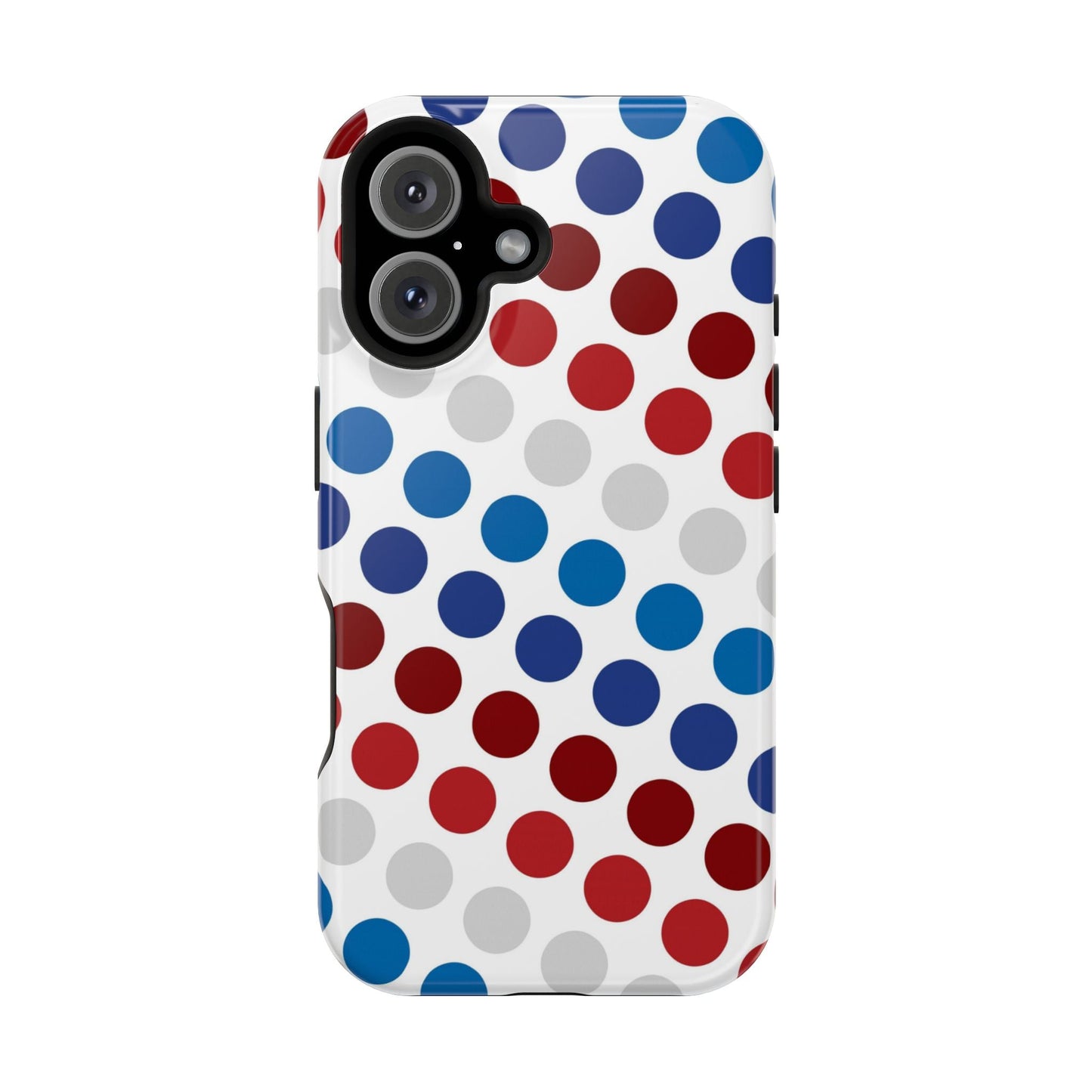 Patriotic Polka Dots - MagSafe iPhone Case - BOGO Cases