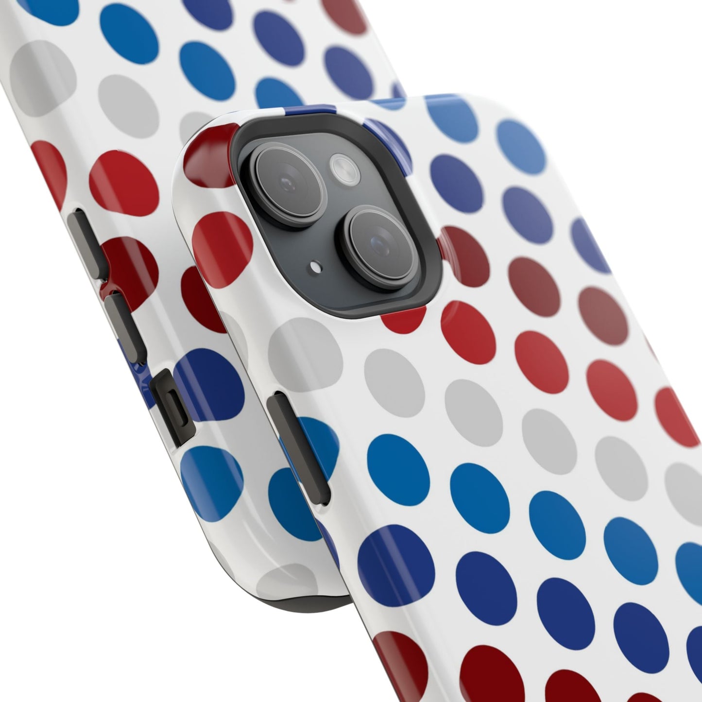 Patriotic Polka Dots - MagSafe iPhone Case - BOGO Cases