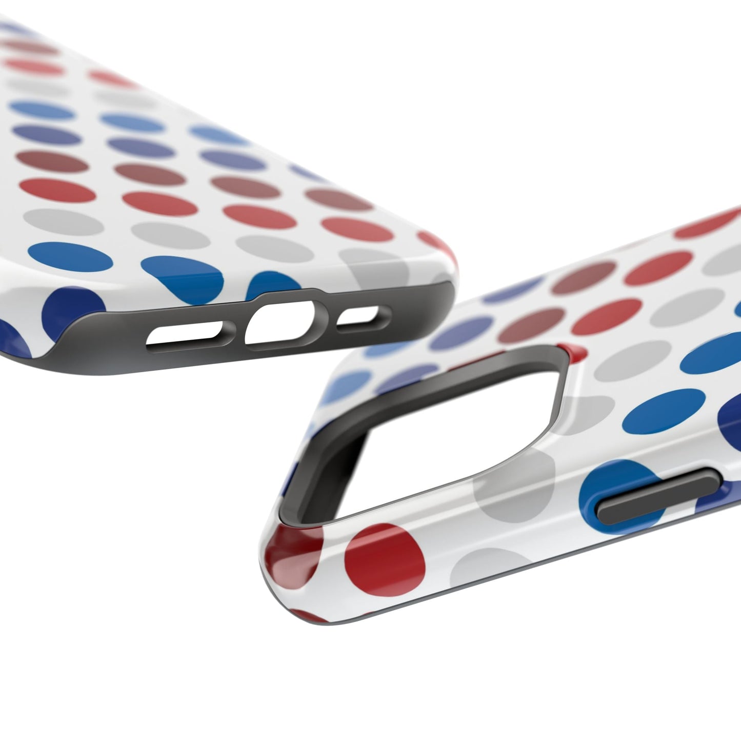 Patriotic Polka Dots - MagSafe iPhone Case - BOGO Cases