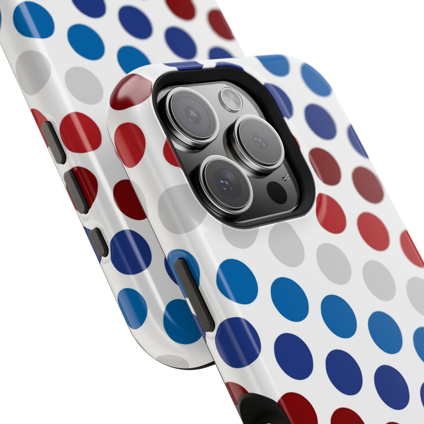 Patriotic Polka Dots - MagSafe iPhone Case - BOGO Cases