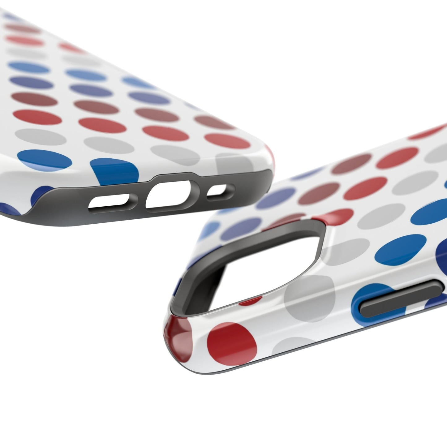 Patriotic Polka Dots - MagSafe iPhone Case - BOGO Cases