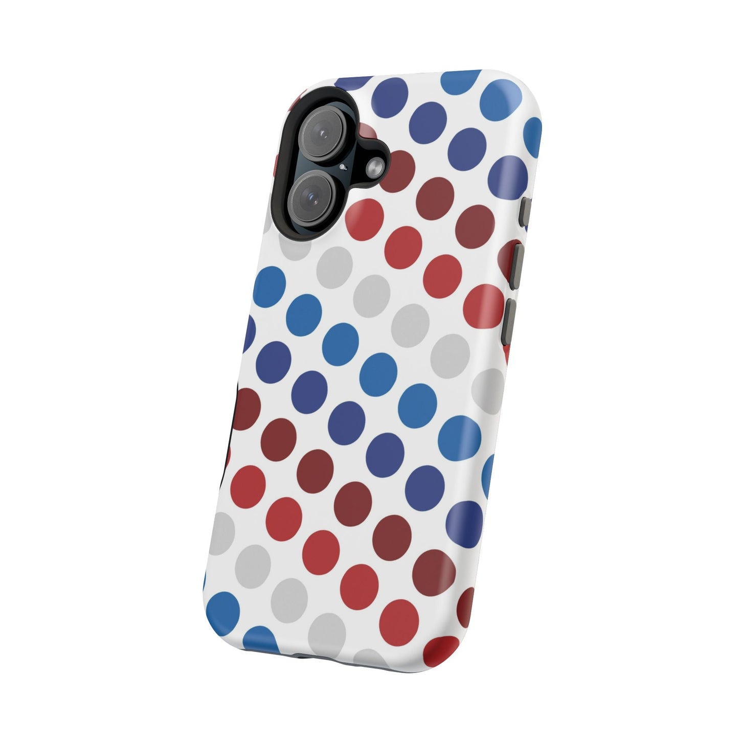 Patriotic Polka Dots - MagSafe iPhone Case - BOGO Cases