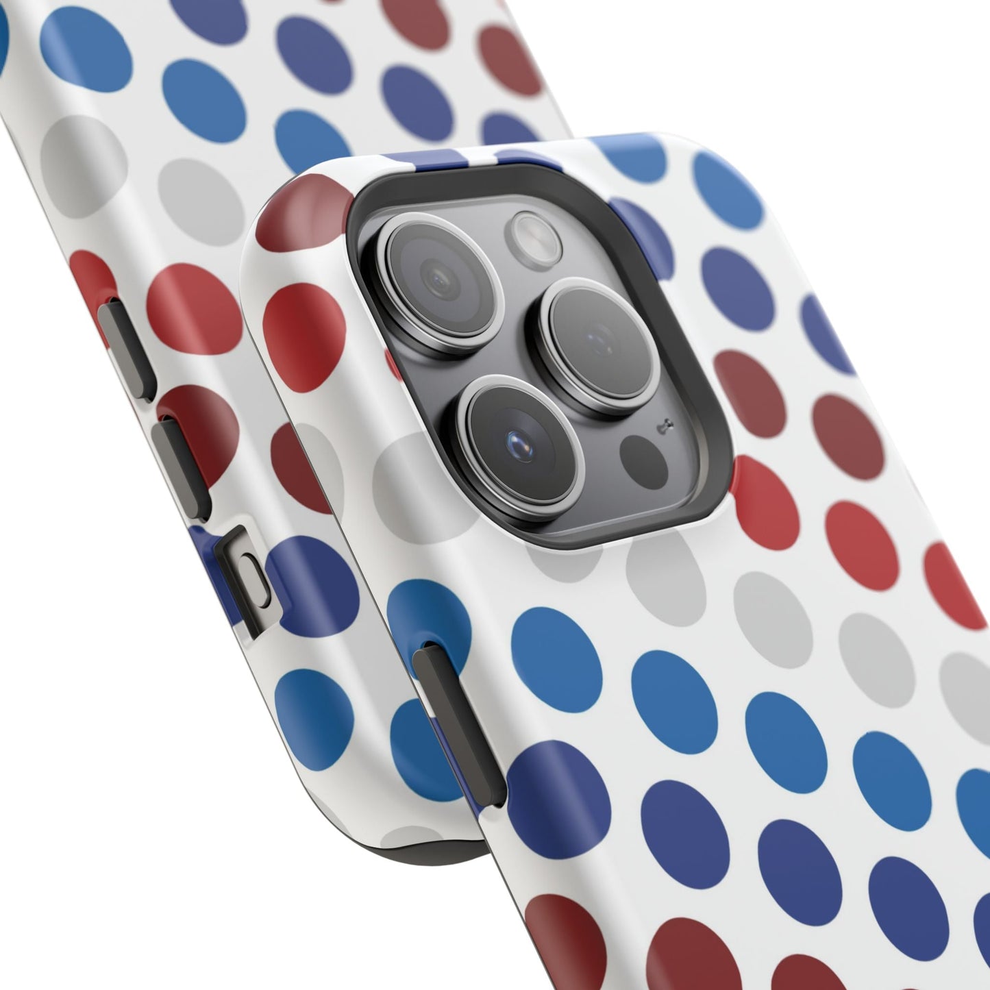 Patriotic Polka Dots - MagSafe iPhone Case - BOGO Cases