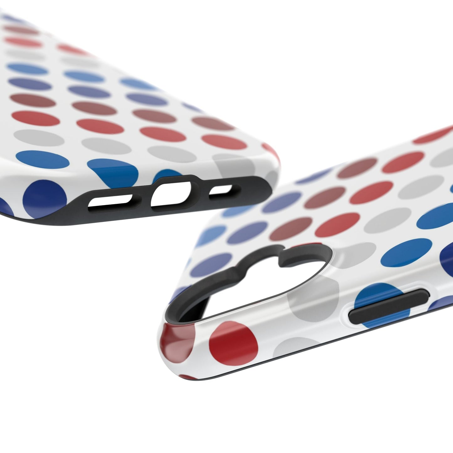Patriotic Polka Dots - MagSafe iPhone Case - BOGO Cases