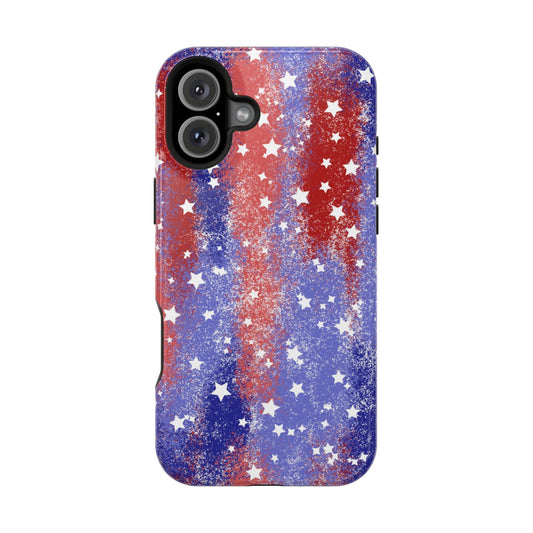 Patriotic Star - Spangled Glitter – MagSafe iPhone Case - BOGO Cases