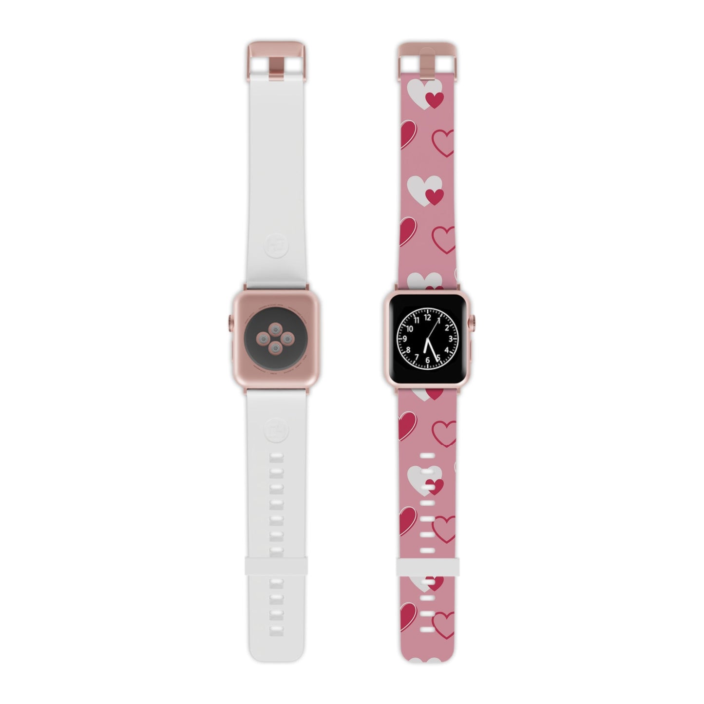 Pink and Red Hearts Apple Watch Band - BOGO Cases