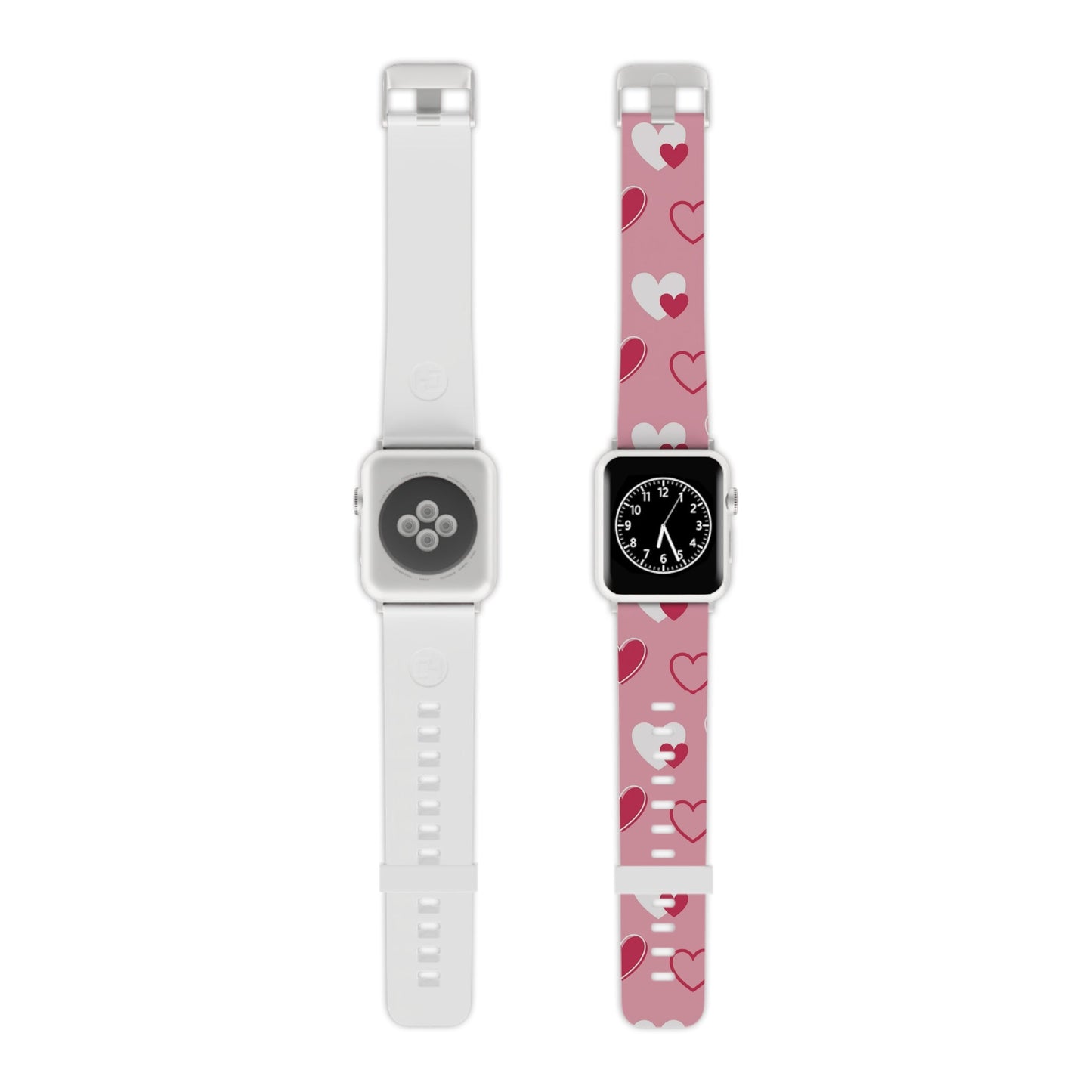 Pink and Red Hearts Apple Watch Band - BOGO Cases