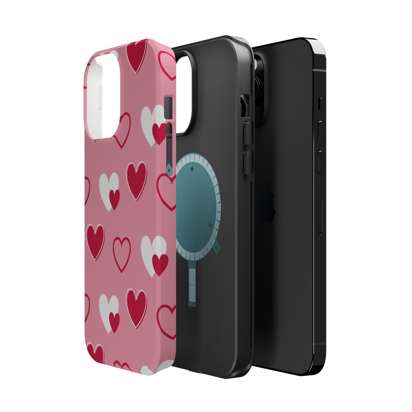 Pink and Red Hearts MagSafe Case - BOGO Cases