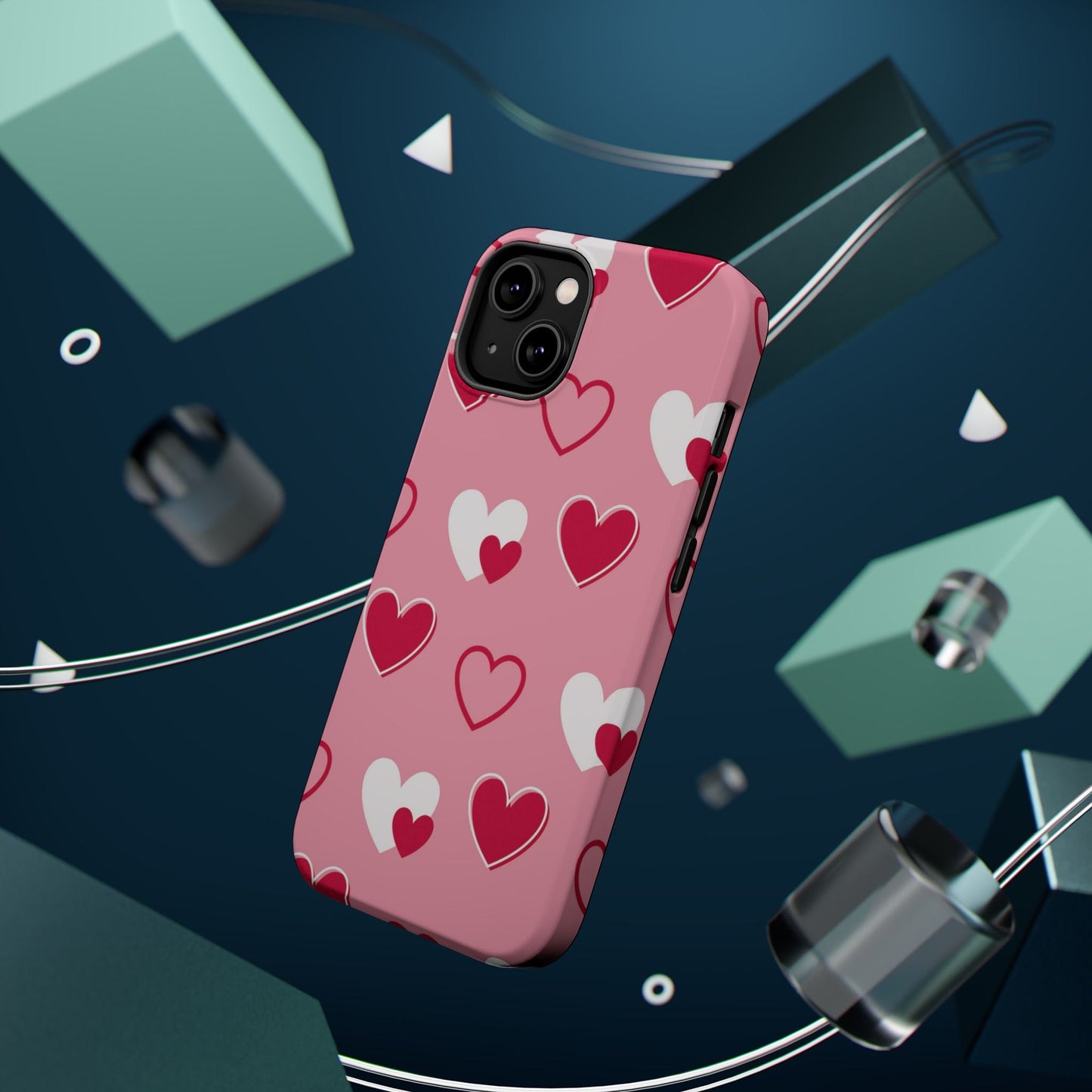 Pink and Red Hearts MagSafe Case - BOGO Cases