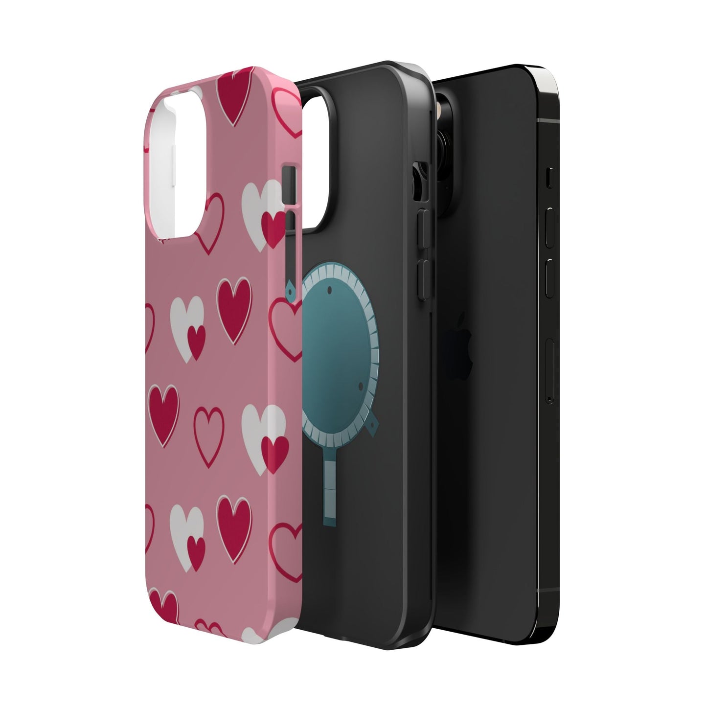 Pink and Red Hearts MagSafe Case - BOGO Cases