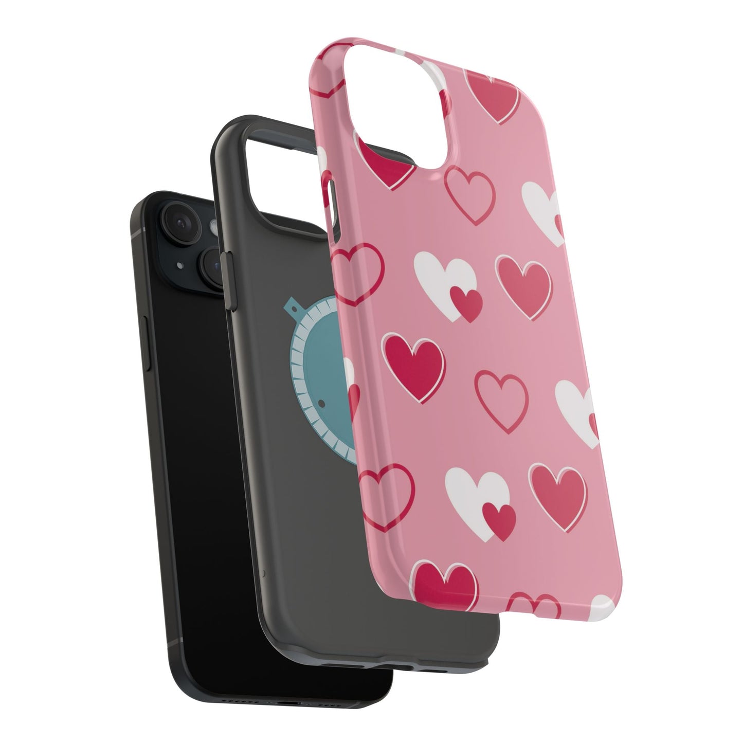 Pink and Red Hearts MagSafe Case - BOGO Cases