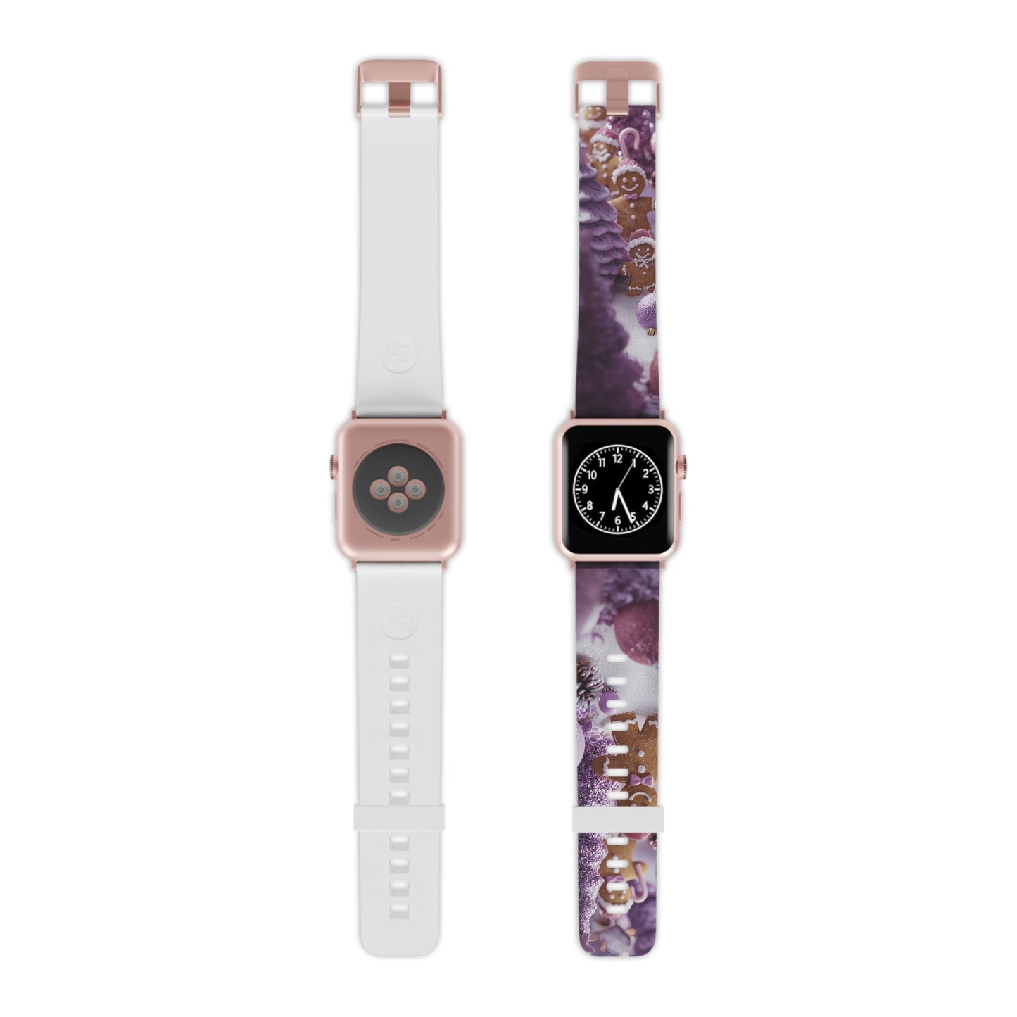Pink Frosted Gingerbread Forest  Apple Watch Band - BOGO Cases