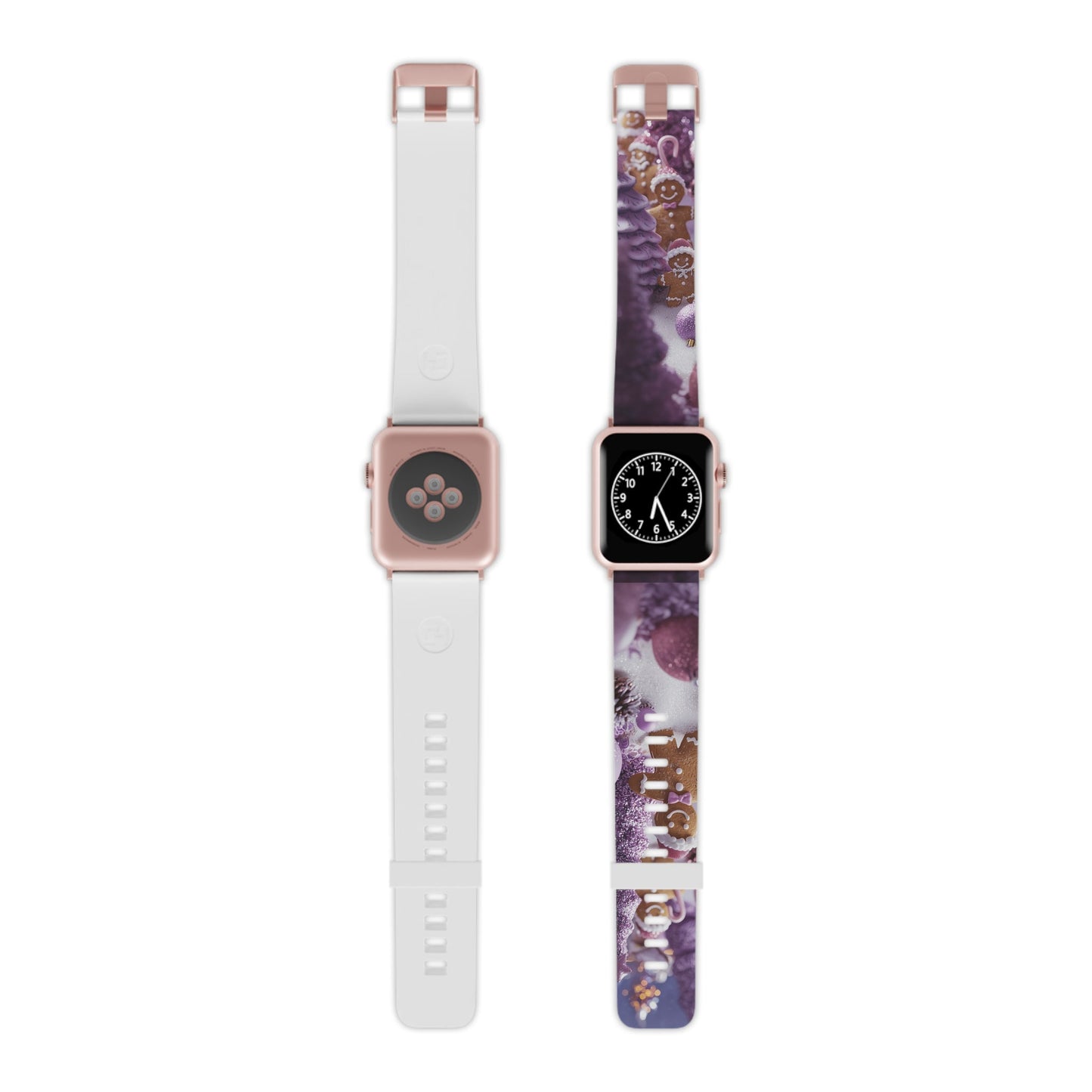 Pink Frosted Gingerbread Forest  Apple Watch Band - BOGO Cases