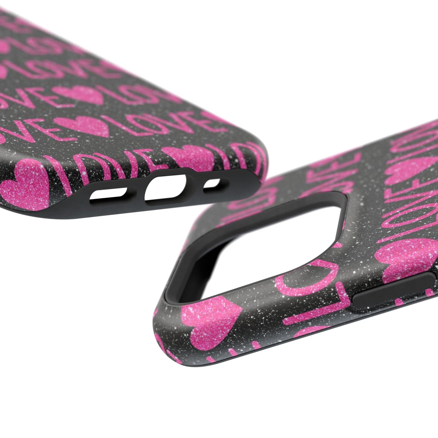 Pink Glitter Love MagSafe Case - BOGO Cases