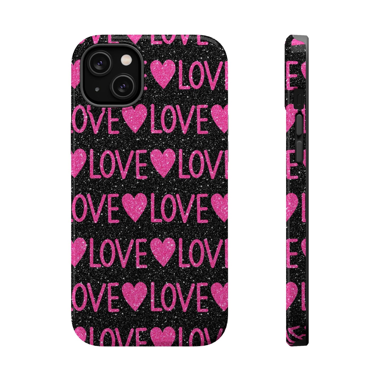 Pink Glitter Love MagSafe Case - BOGO Cases