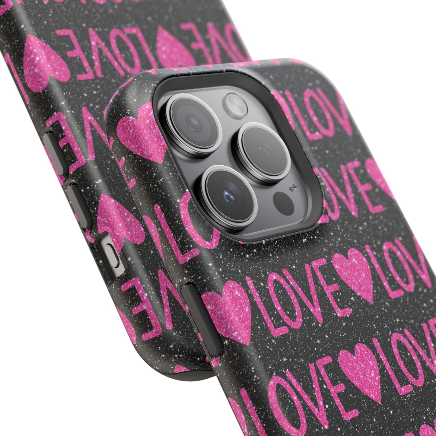 Pink Glitter Love MagSafe Case - BOGO Cases