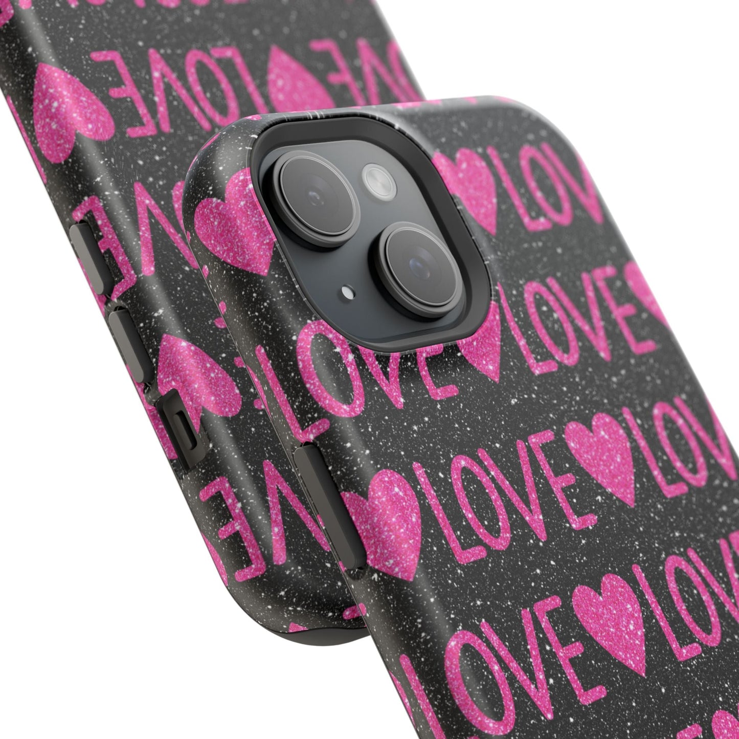 Pink Glitter Love MagSafe Case - BOGO Cases
