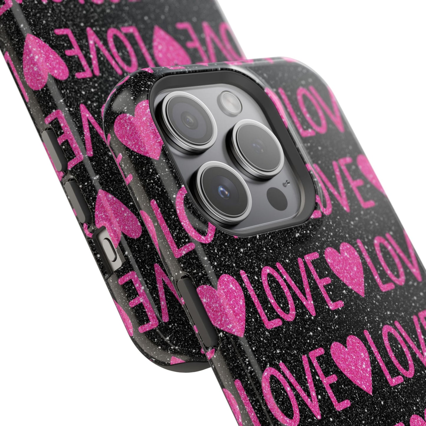 Pink Glitter Love MagSafe Case - BOGO Cases