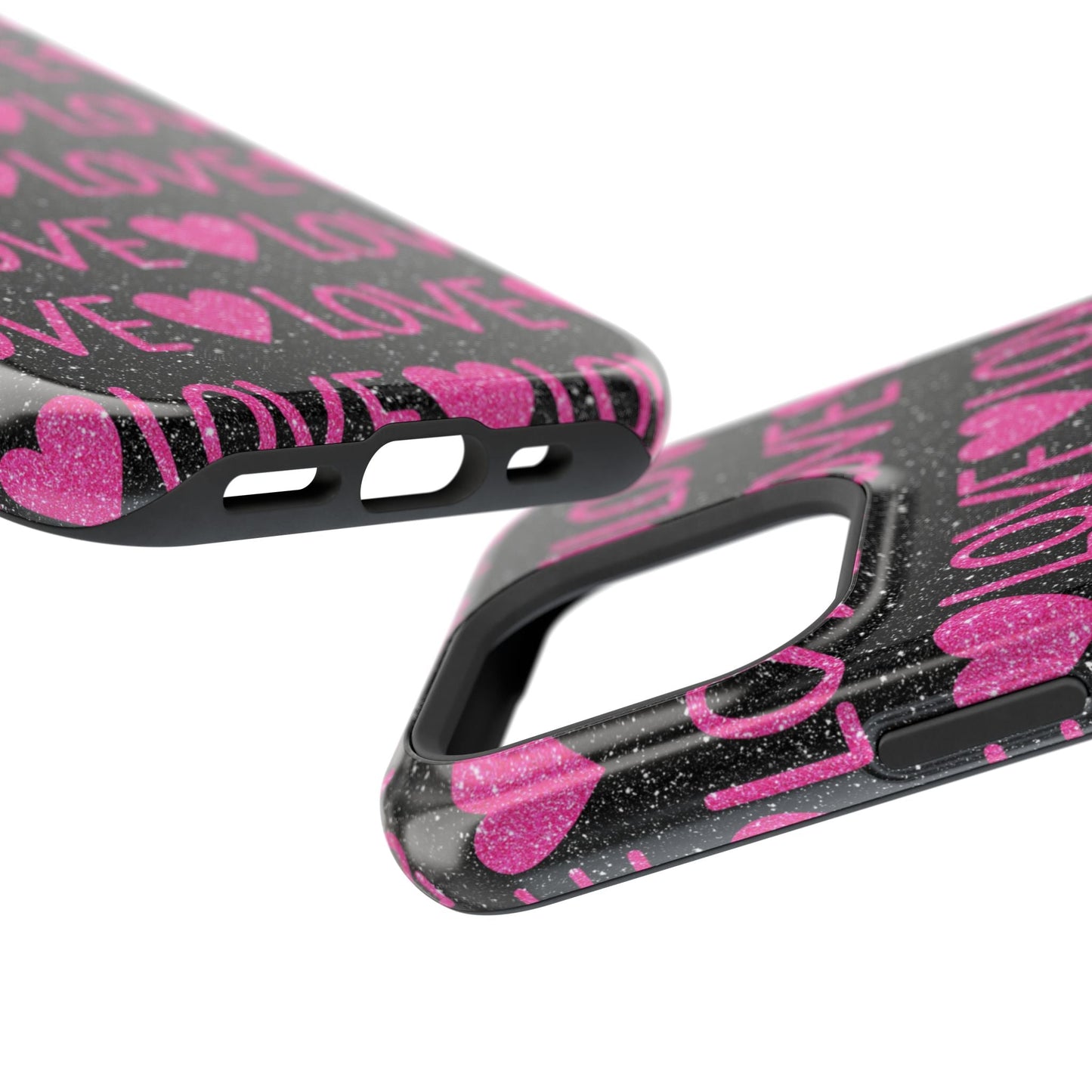 Pink Glitter Love MagSafe Case - BOGO Cases