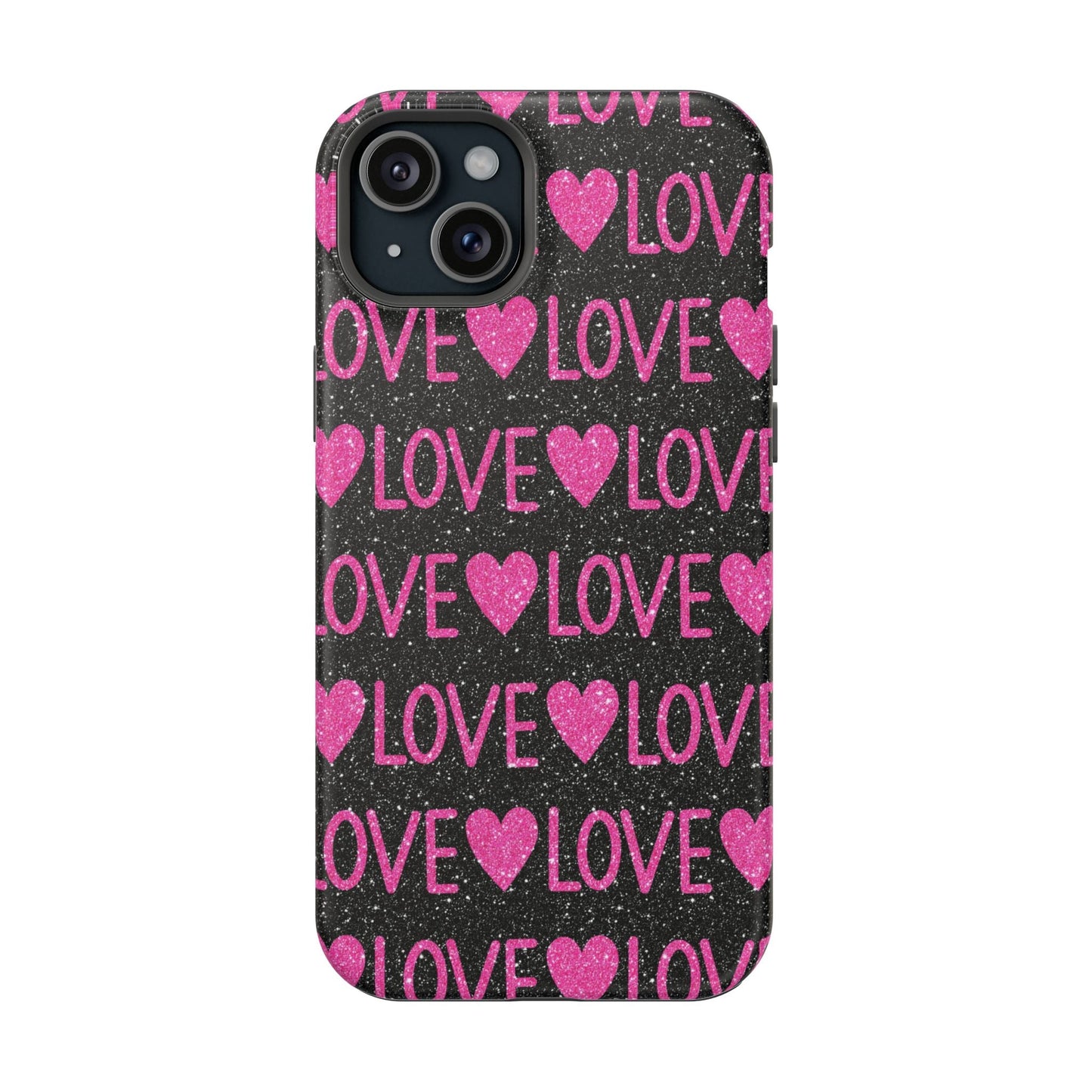 Pink Glitter Love MagSafe Case - BOGO Cases